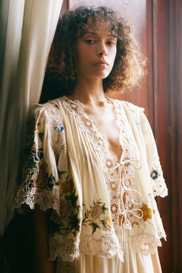 Sea NY Adonna Short Sleeve Top - Cream