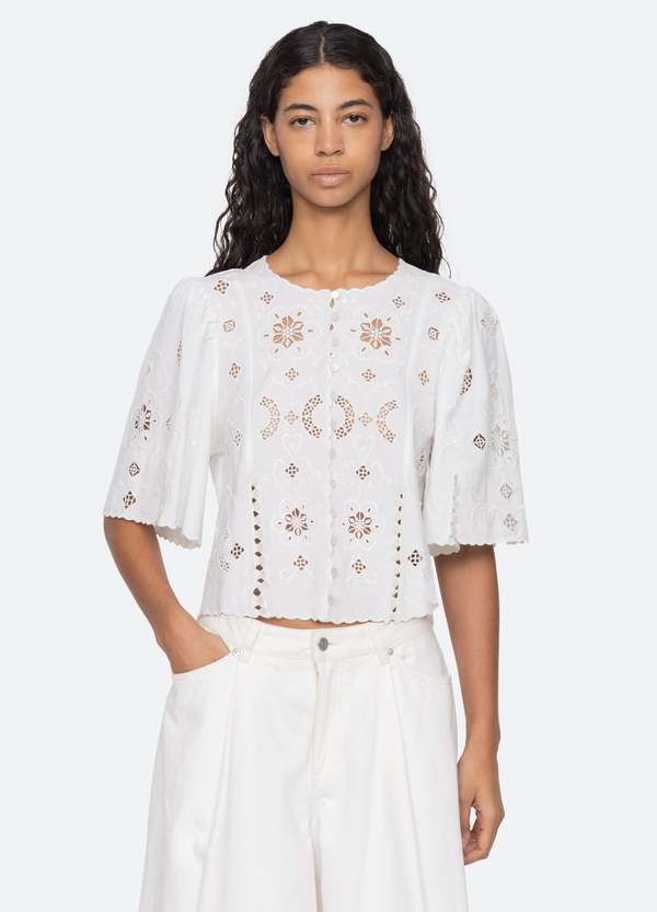 Sea NY Gardener Top - White