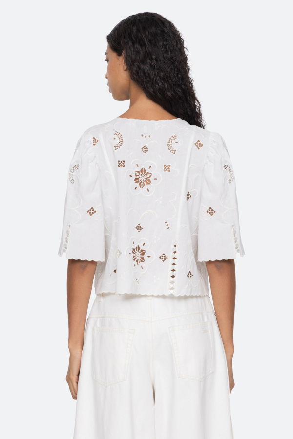 Sea NY Gardener Top - White