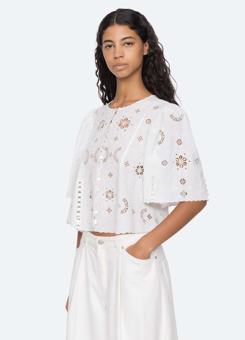 Sea NY Gardener Top - White