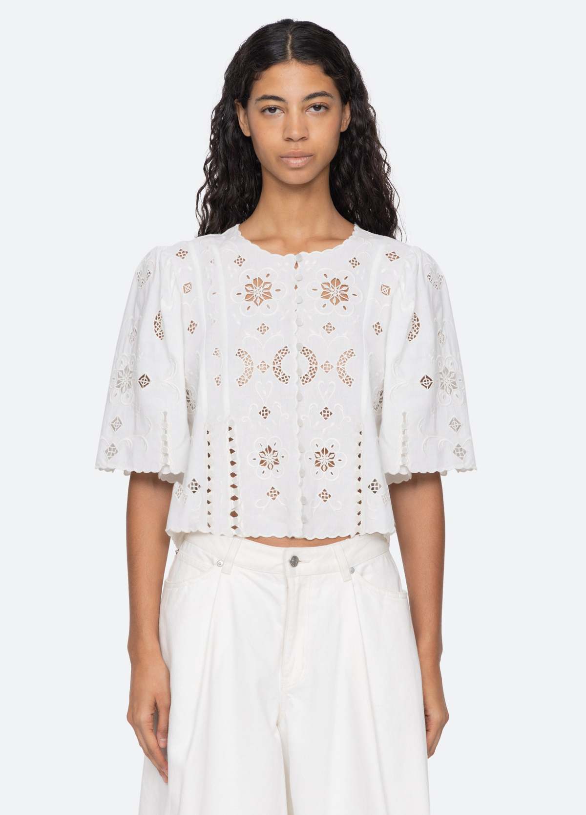 Sea NY Gardener Top - White - Image 5 of 7