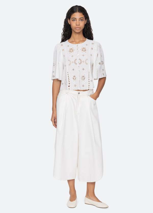 Sea NY Gardener Top - White