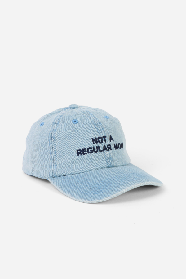 INTENTIONALLY __________. Not a Regular Mom Dad Cap