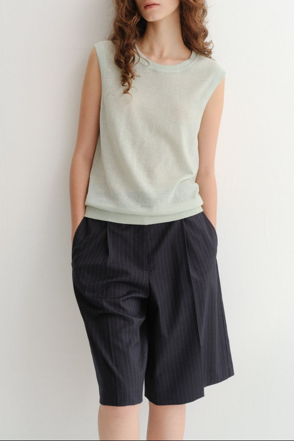 Dunst Bermuda Shorts - Navy Stripe