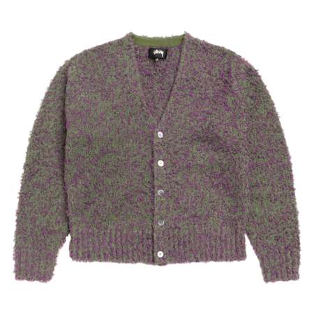 Stussy Shaggy Cardigan - Taupe | Garmentory