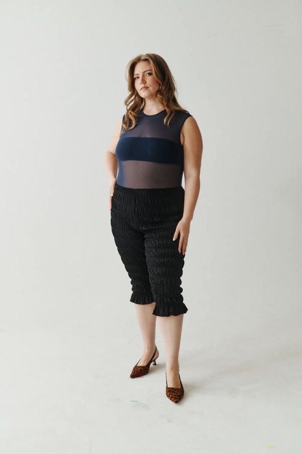 TWIN Bloomer Capri Pant - Black