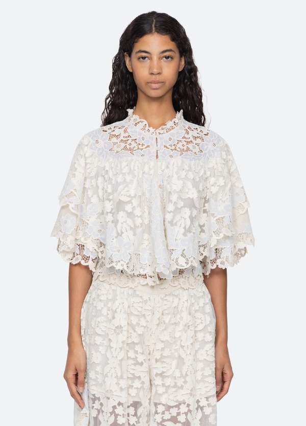 Sea NY Eileen Blouse - Blue