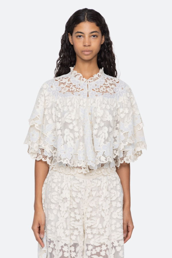 Sea NY Eileen Blouse - Blue