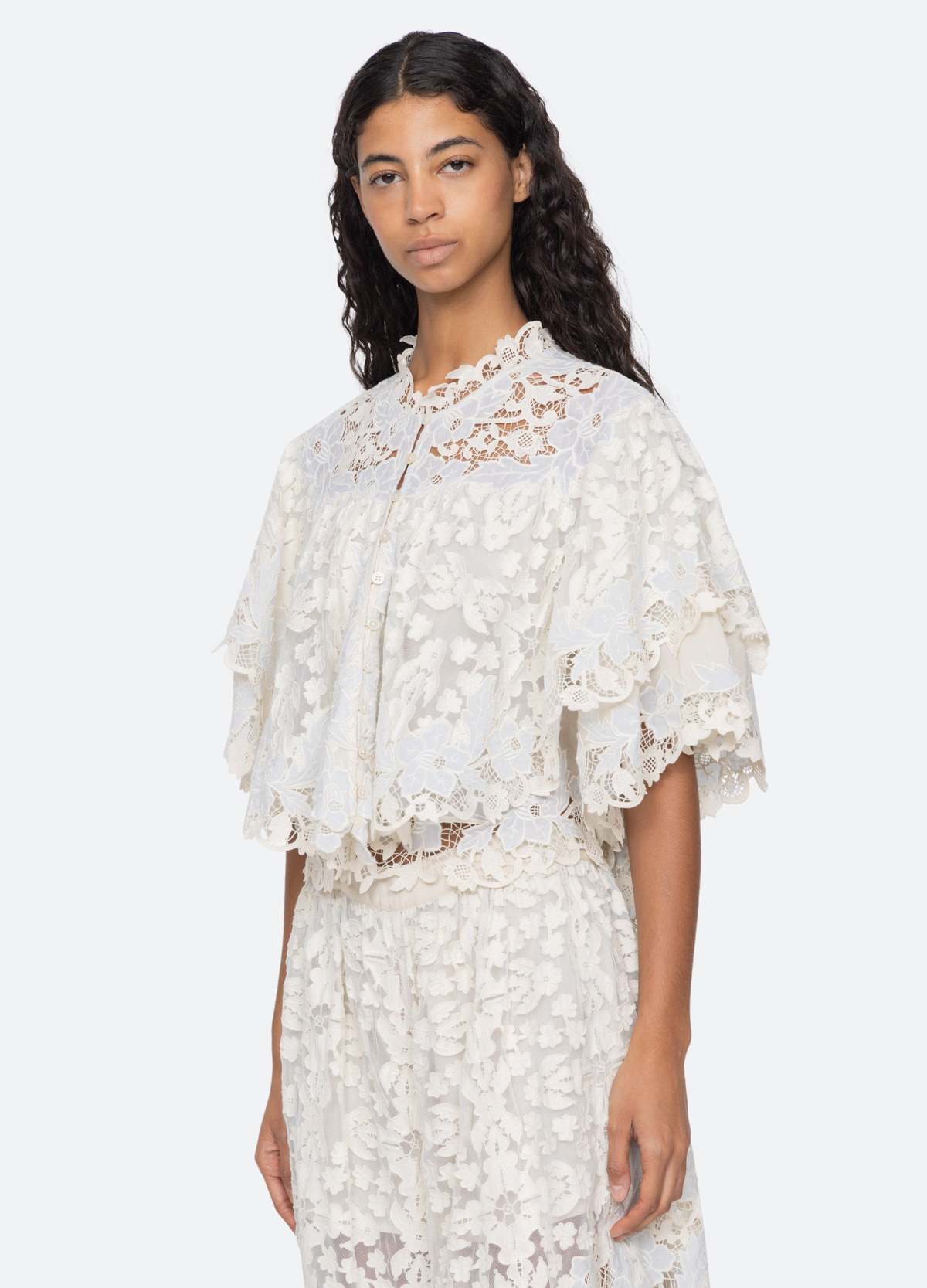Sea NY Eileen Blouse - Blue - Image 4 of 6