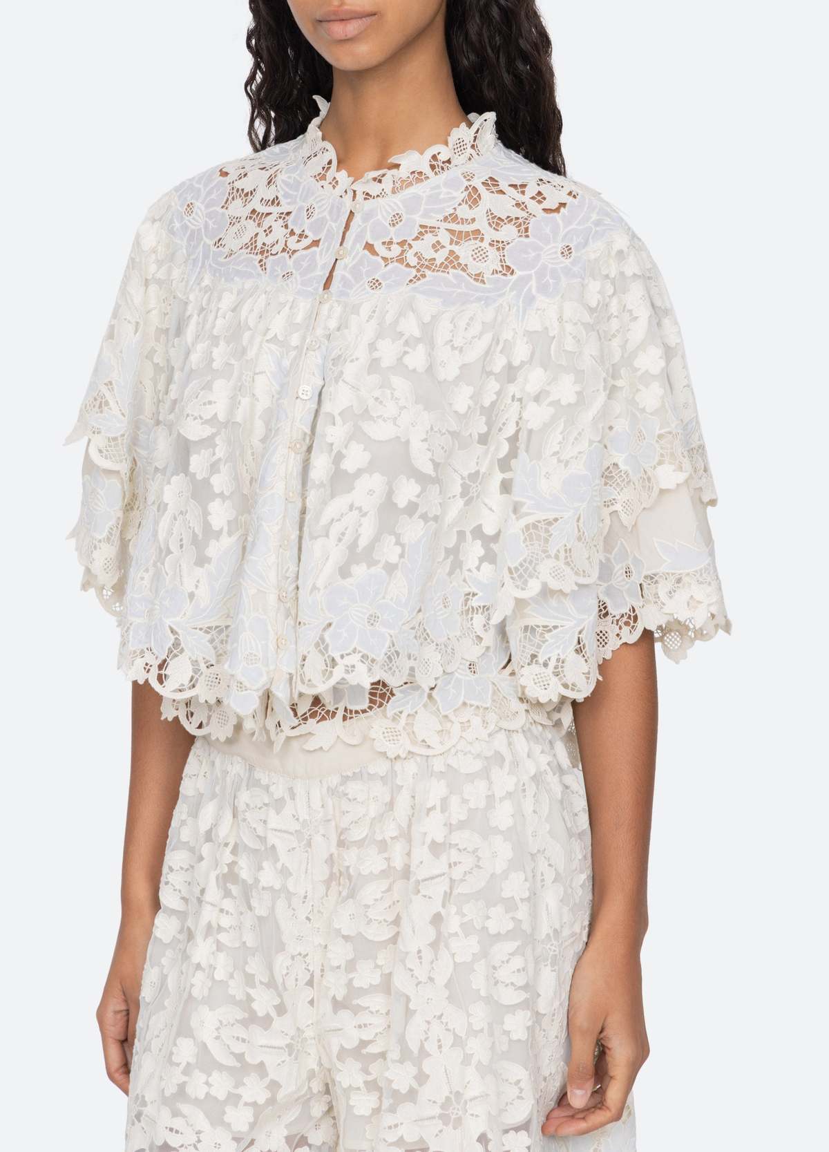 Sea NY Eileen Blouse - Blue - Image 5 of 6