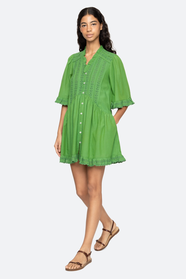 Sea NY Eliza Mini Dress - Green