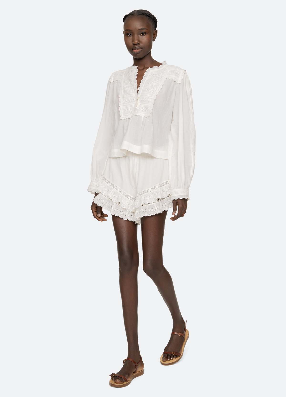 Sea NY Eliza Shorts - White - Image 2 of 6
