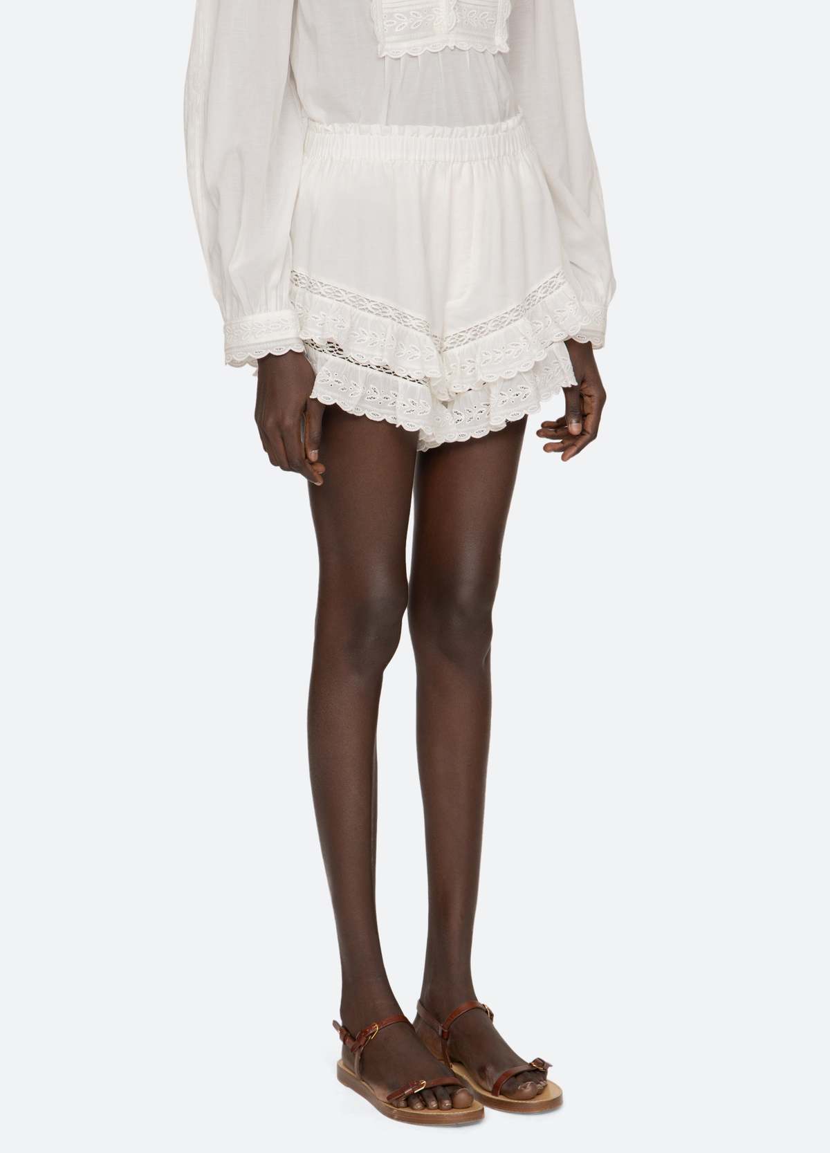 Sea NY Eliza Shorts - White - Image 5 of 6