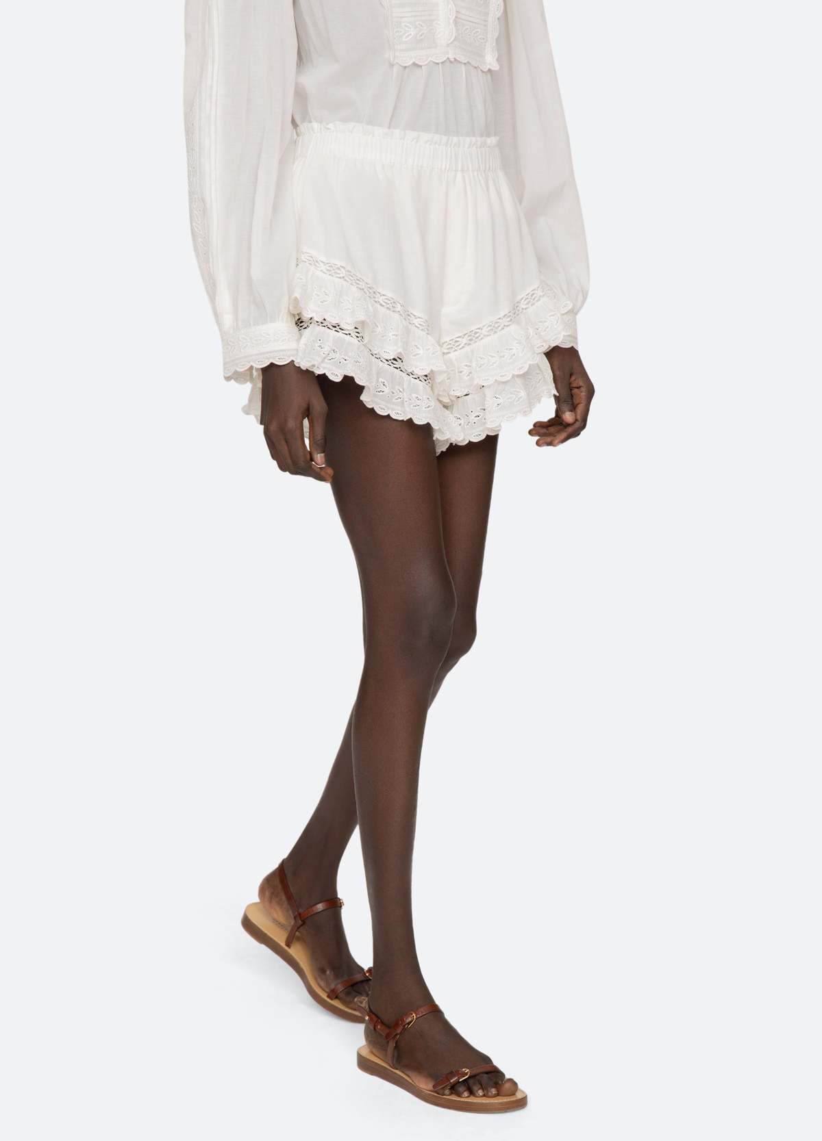 Sea NY Eliza Shorts - White - Image 6 of 6