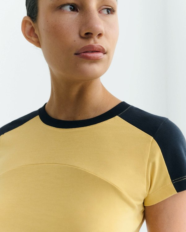 Thinking MU Selma Slim T-Shirt - Yellow