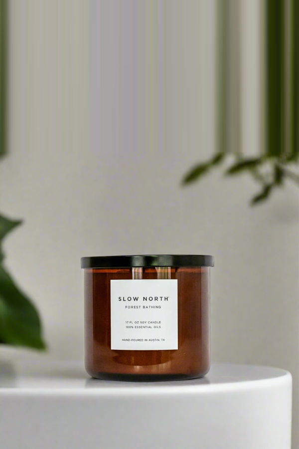 Slow North Forest Bathing Signature 3-Wick Candle