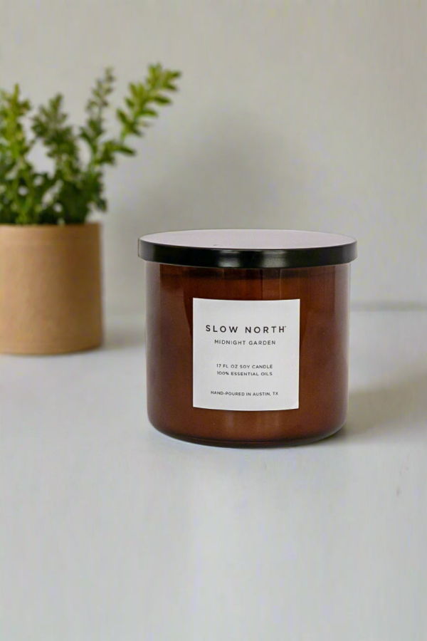 Slow North Midnight Garden Signature 3-Wick Candle