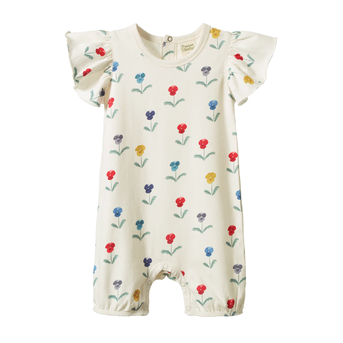 KIDS Nature Baby Tilly Suit Delphine Blooms Print Romper - Image 1 of 4