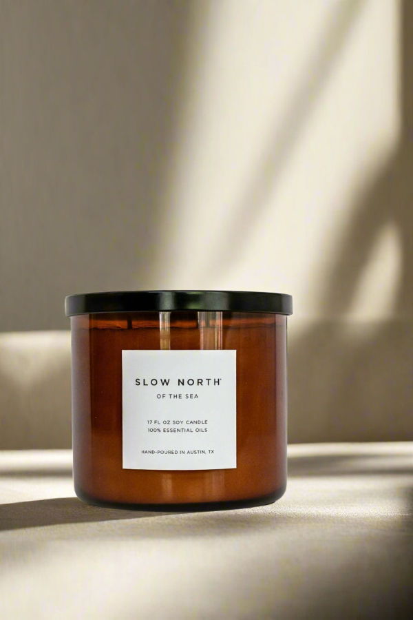 Slow North Of The Sea Signature 3-Wick Candle