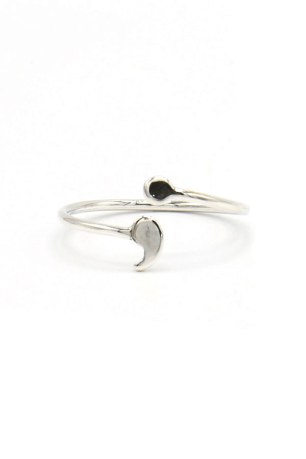 Fair Anita Semi-Colon Sterling Silver Ring