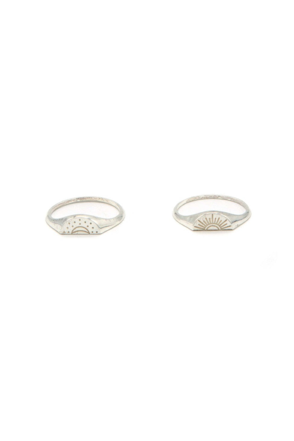 Fair Anita Soleil Moon Ring Set