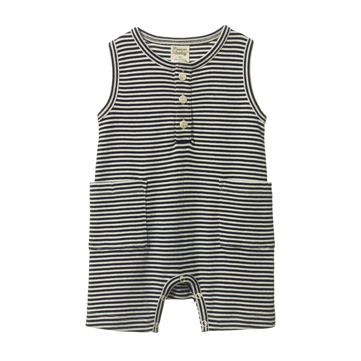 KIDS Nature Baby Camper Suit - Navy - Image 1 of 2