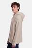 Blue&Cream Merino Waffle Hoodie - Thumbnail 2