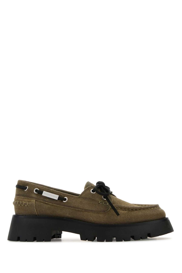 ALEXANDER WANG Khaki Suede Carson Loafers - Natural