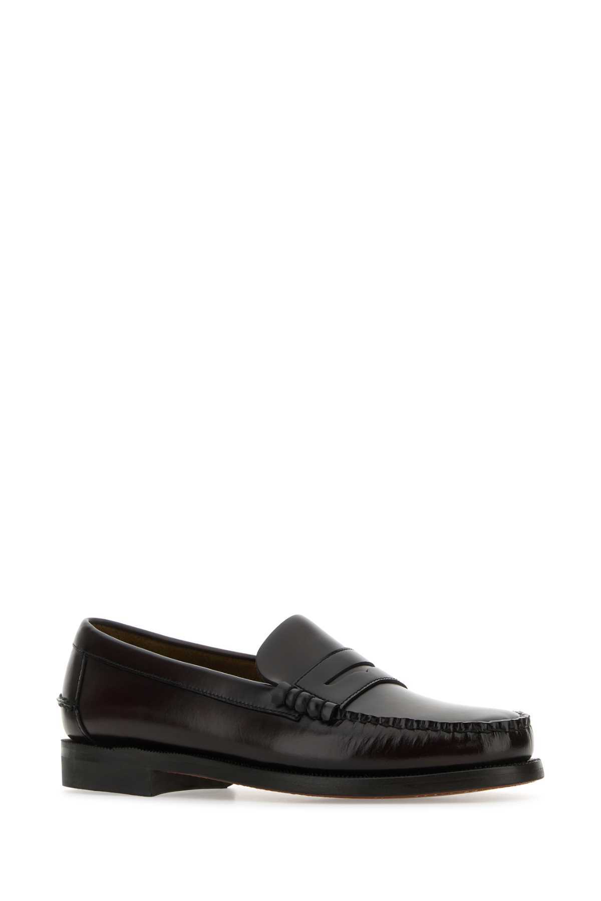 Sebago Chocolate Leather Classic Dan Loafers - Brownburgundy | Garmentory