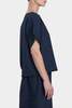 Black Crane Boxed Top - Navy - Thumbnail 2