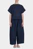 Black Crane Boxed Top - Navy - Thumbnail 3