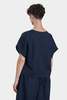 Black Crane Boxed Top - Navy - Thumbnail 5