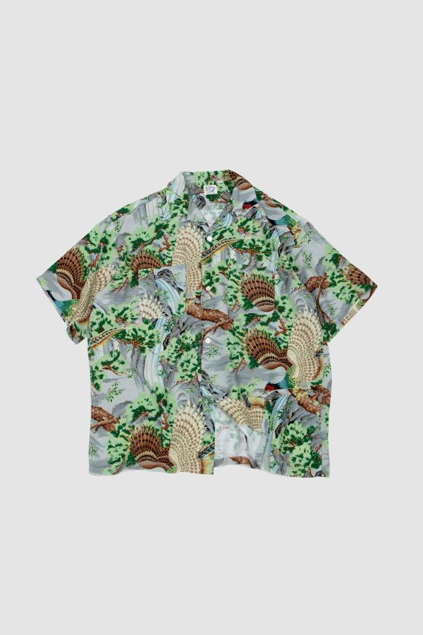 Orslow Peacock Hawaiian Shirt
