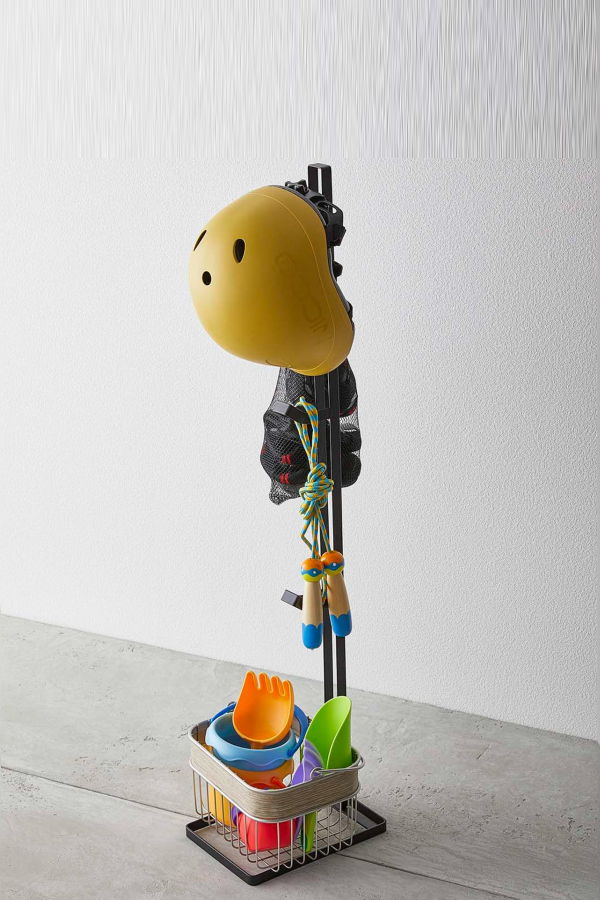KIDS Yamazaki Home Helmet and Balance Bike Stand - White