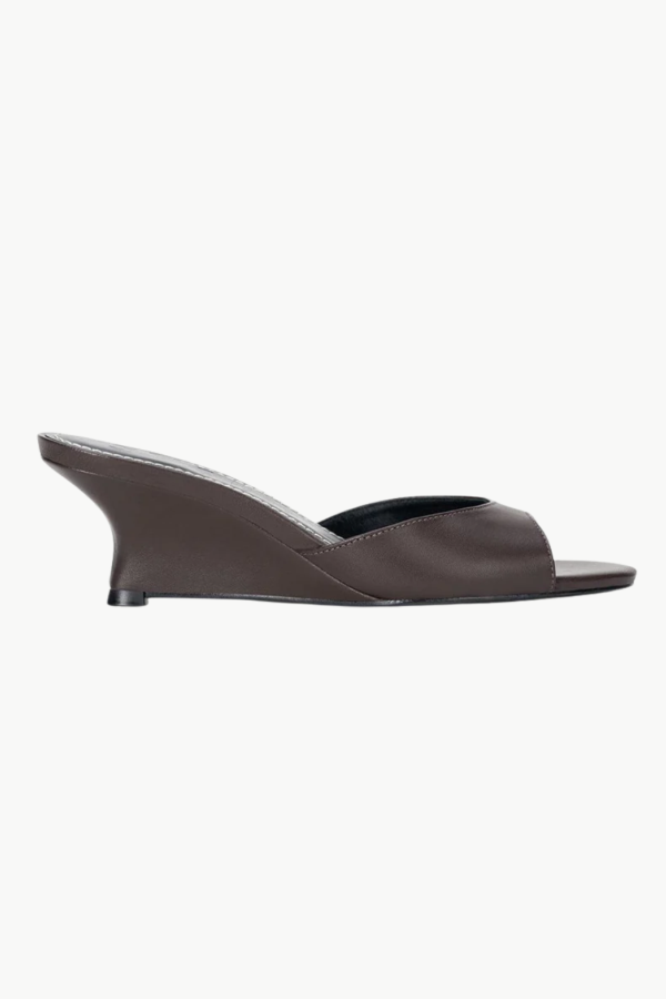 Staud Brigitte Wedge Mule - Espresso