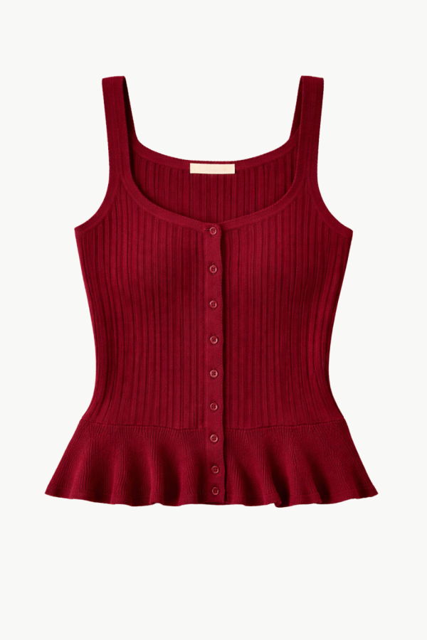Ulla Johnson Callie Knit Camisole - Claret