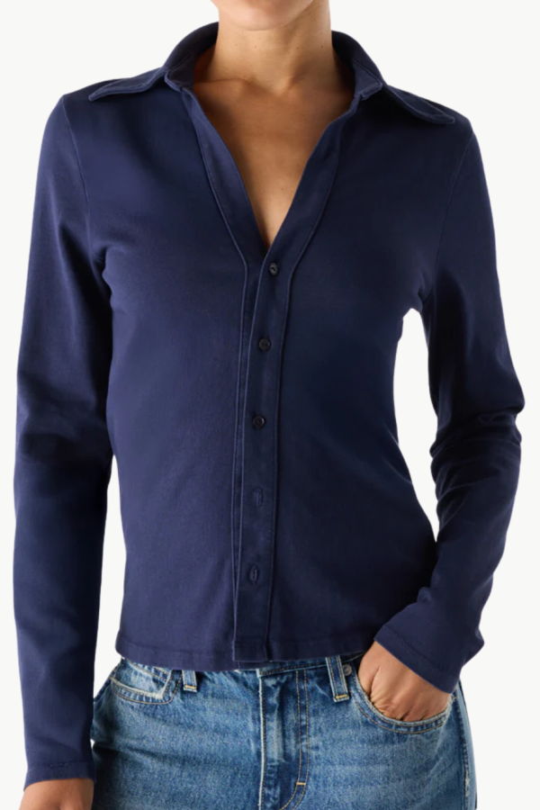 amo denim Carolyn Top - Twilight