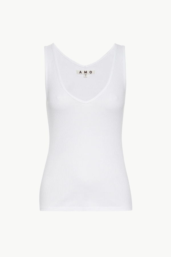 amo denim Deeply Tank - White