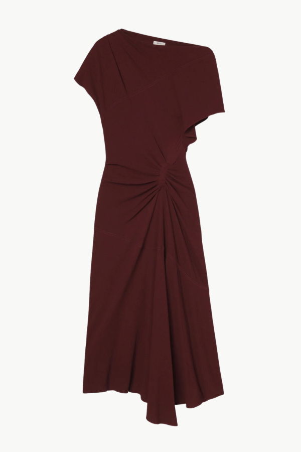 A.L.C. Dena Crepe Midi Dress - Black Cherry