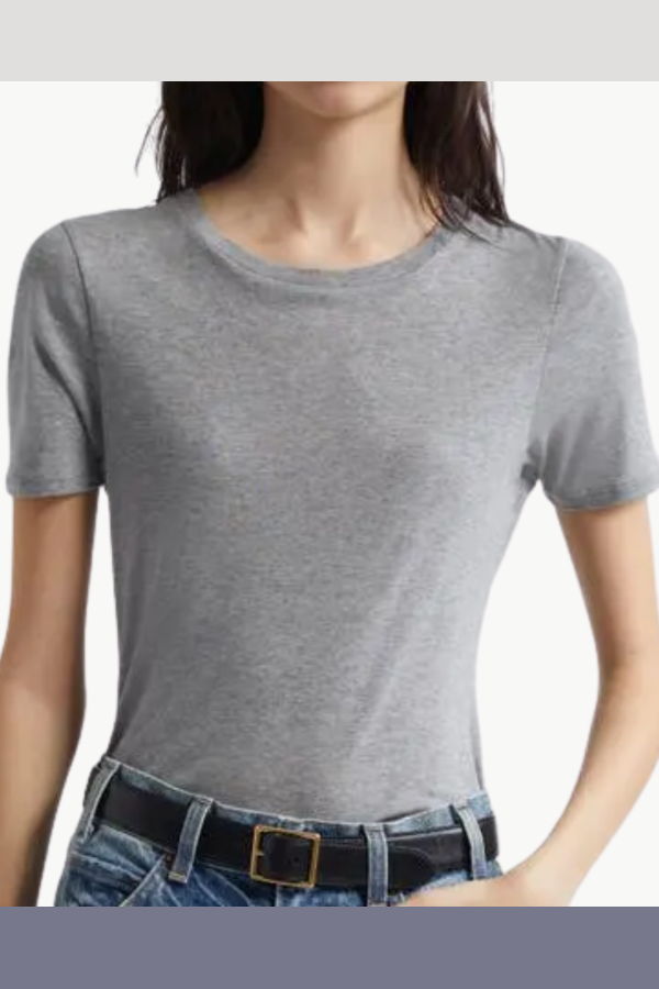 Nili Lotan Elin Tee - Heather Grey