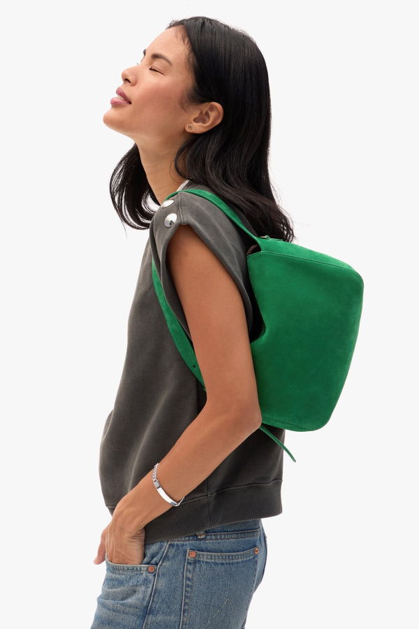 Clare V. Fleurine Handbag - Deep Emerald
