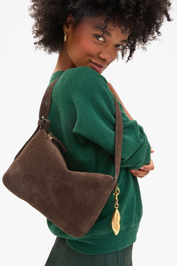 Clare V. Fleurine Handbag - Chocolate