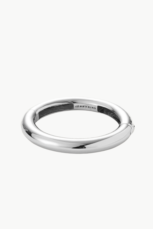 Jenny Bird Gia Mega Bangle - Rhodium