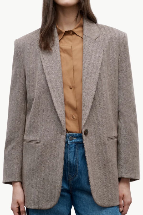 TWP Girl Boy Girl Blazer - Mustang/Kelp