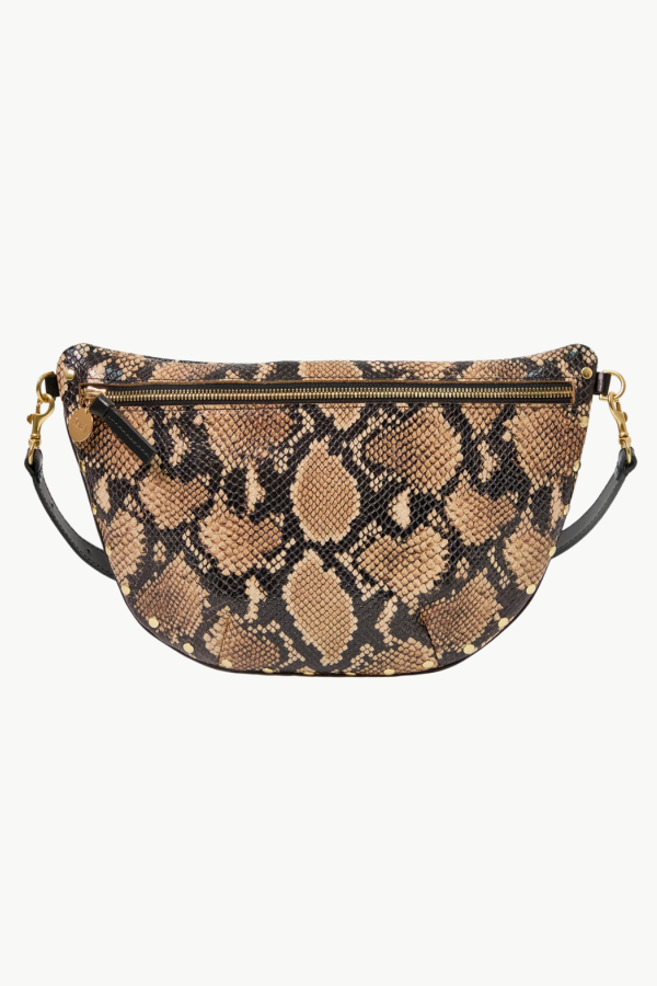 Clare V. Grande Fanny Desert Snake - Tan