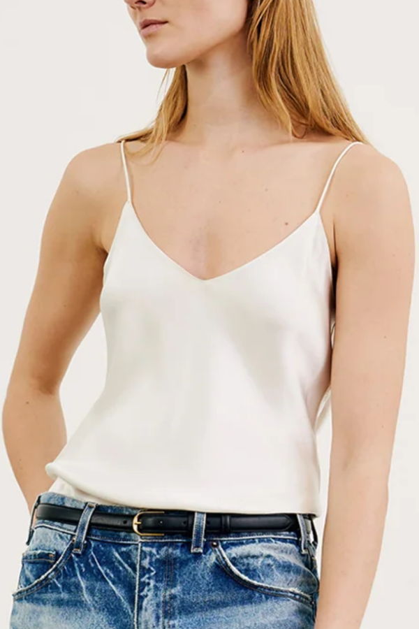 Nili Lotan Isabella Cami Top - Ivory