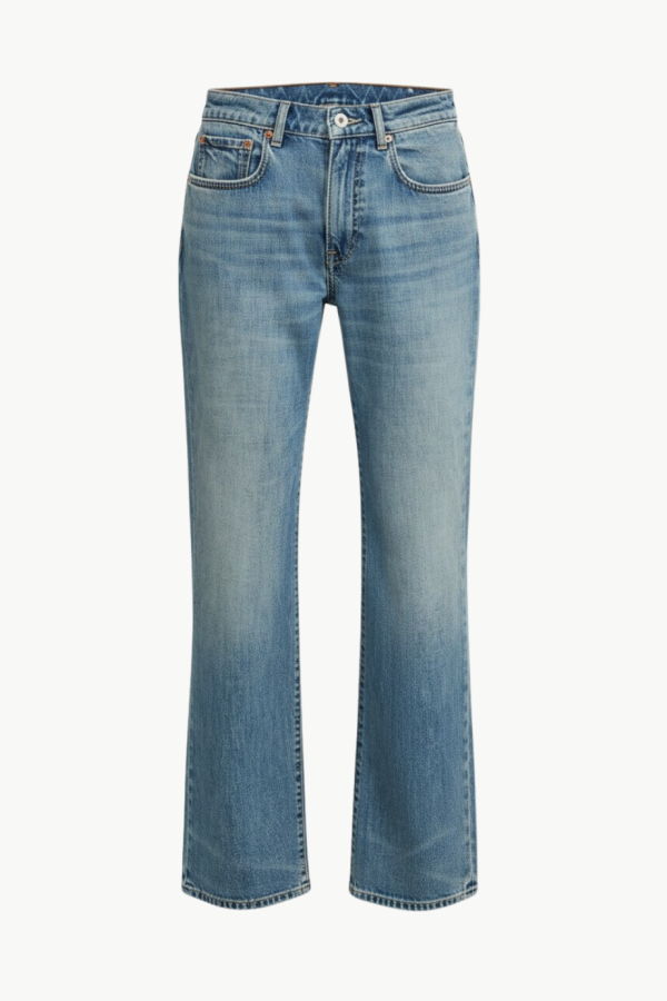 DENIMIST Jenna Cropped Flare Jean - Holton Indigo