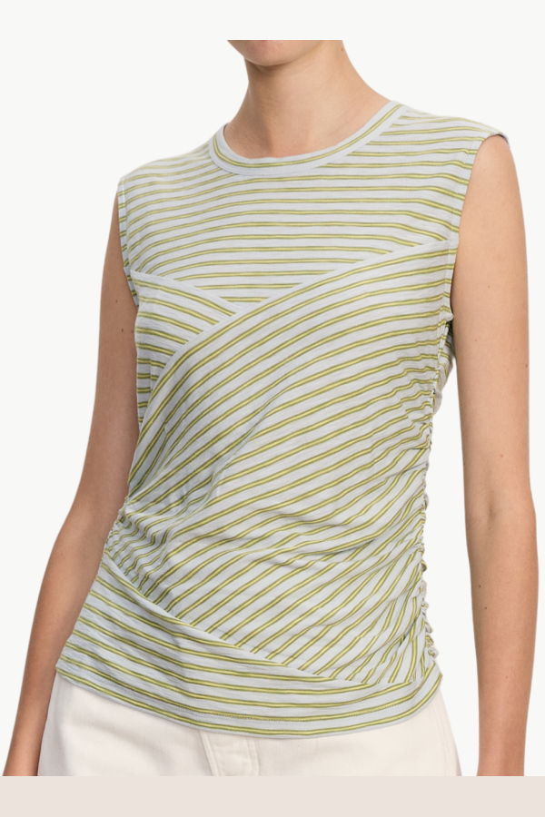 Veronica Beard Johana Tee - Banded Stripe