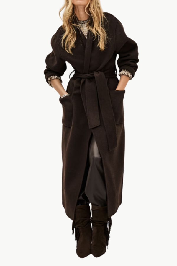 Ba&sh Kay Coat - Marron