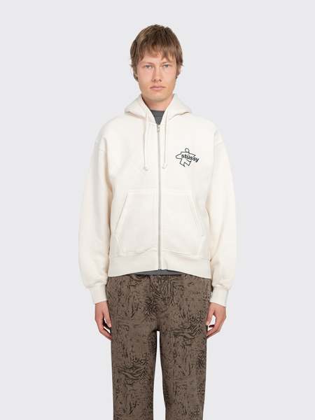 Stussy Overlock Varsity Raglan Crew - Pine | Garmentory